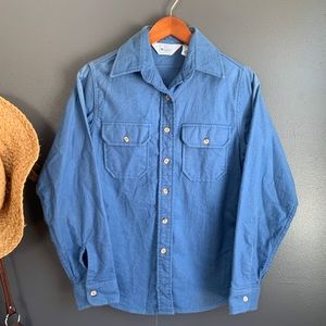 Vintage Woolrich Chamois Button Up Shirt